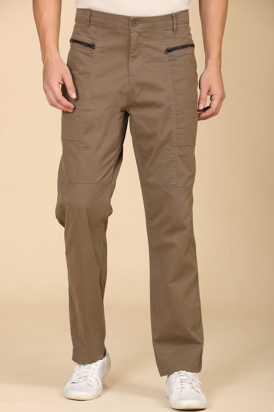 Infix - Basic Streetwear Trouser - Taupe