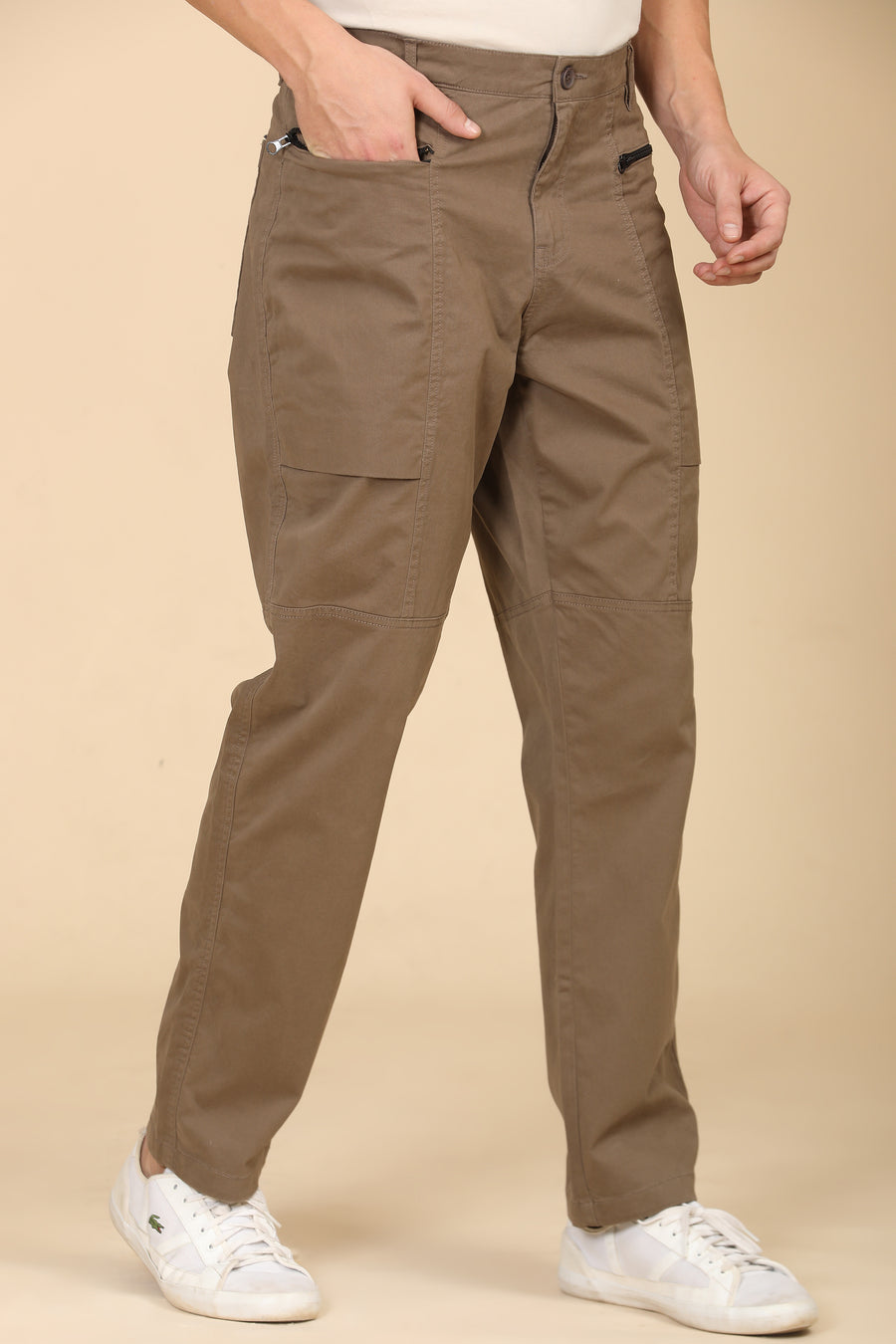 Infix - Basic Streetwear Trouser - Taupe