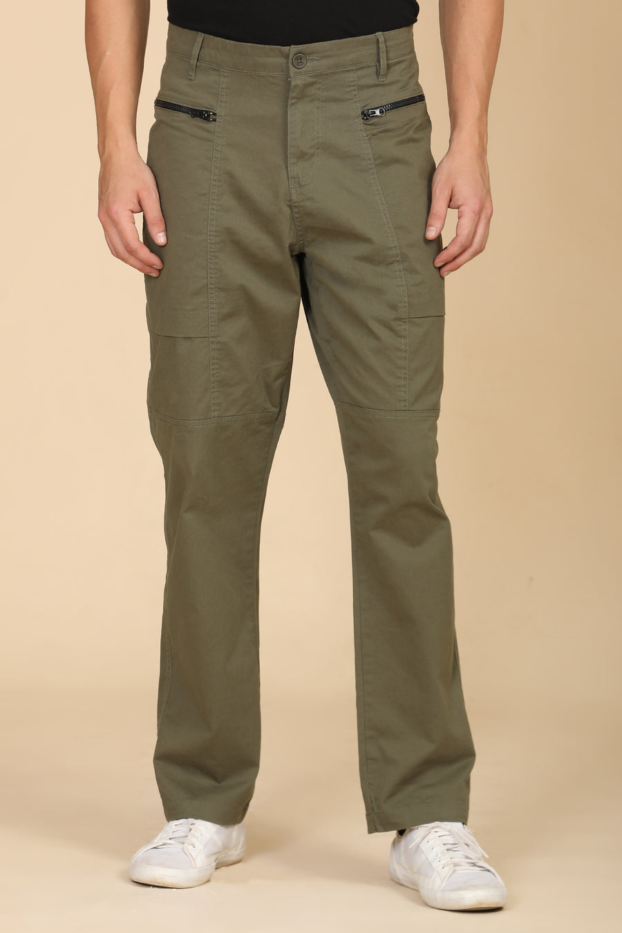 Infix - Basic Streetwear Trouser - Green