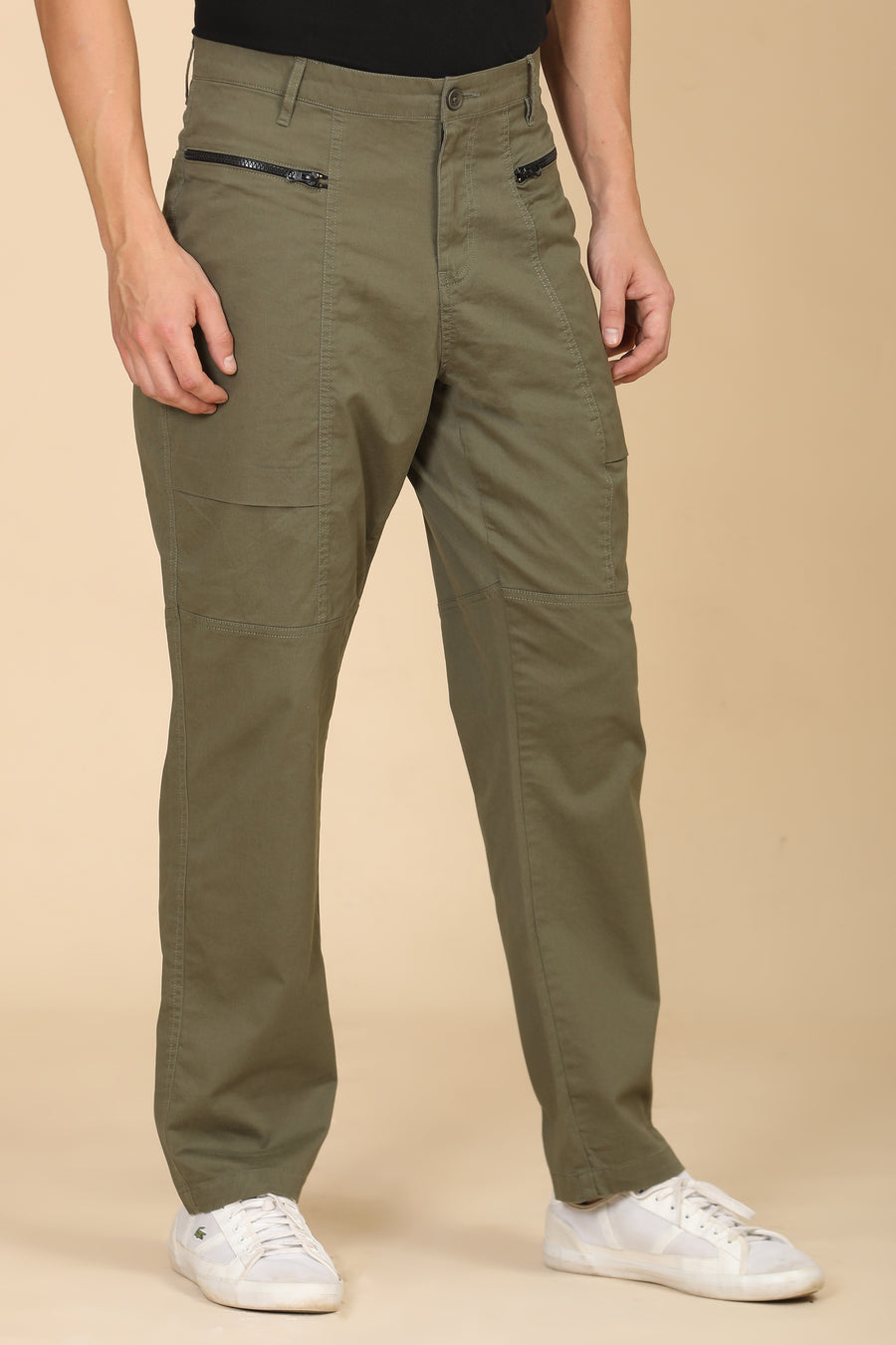 Infix - Basic Streetwear Trouser - Green