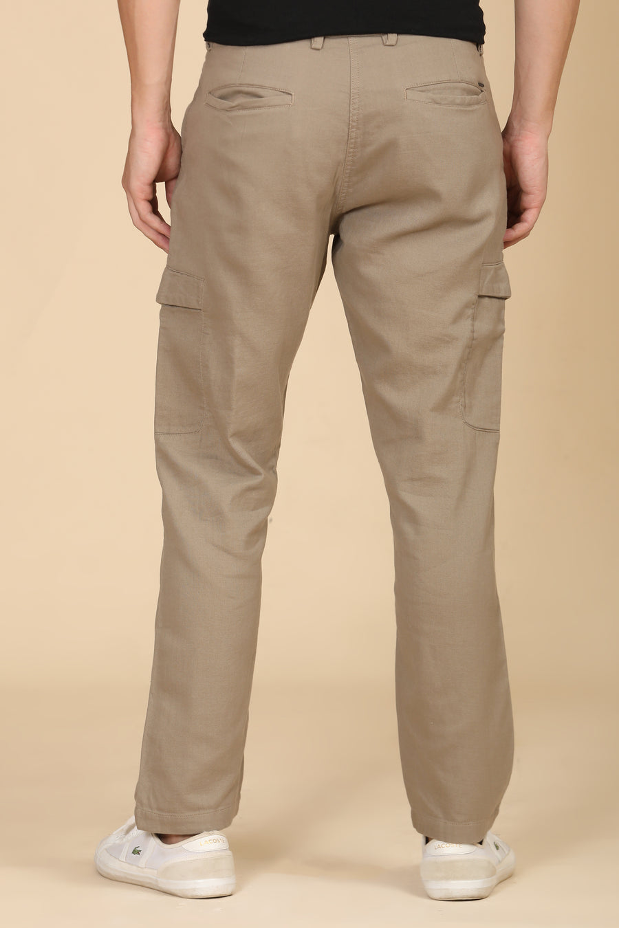 Aubrie - Double Layered Cargo Trouser - Khaki