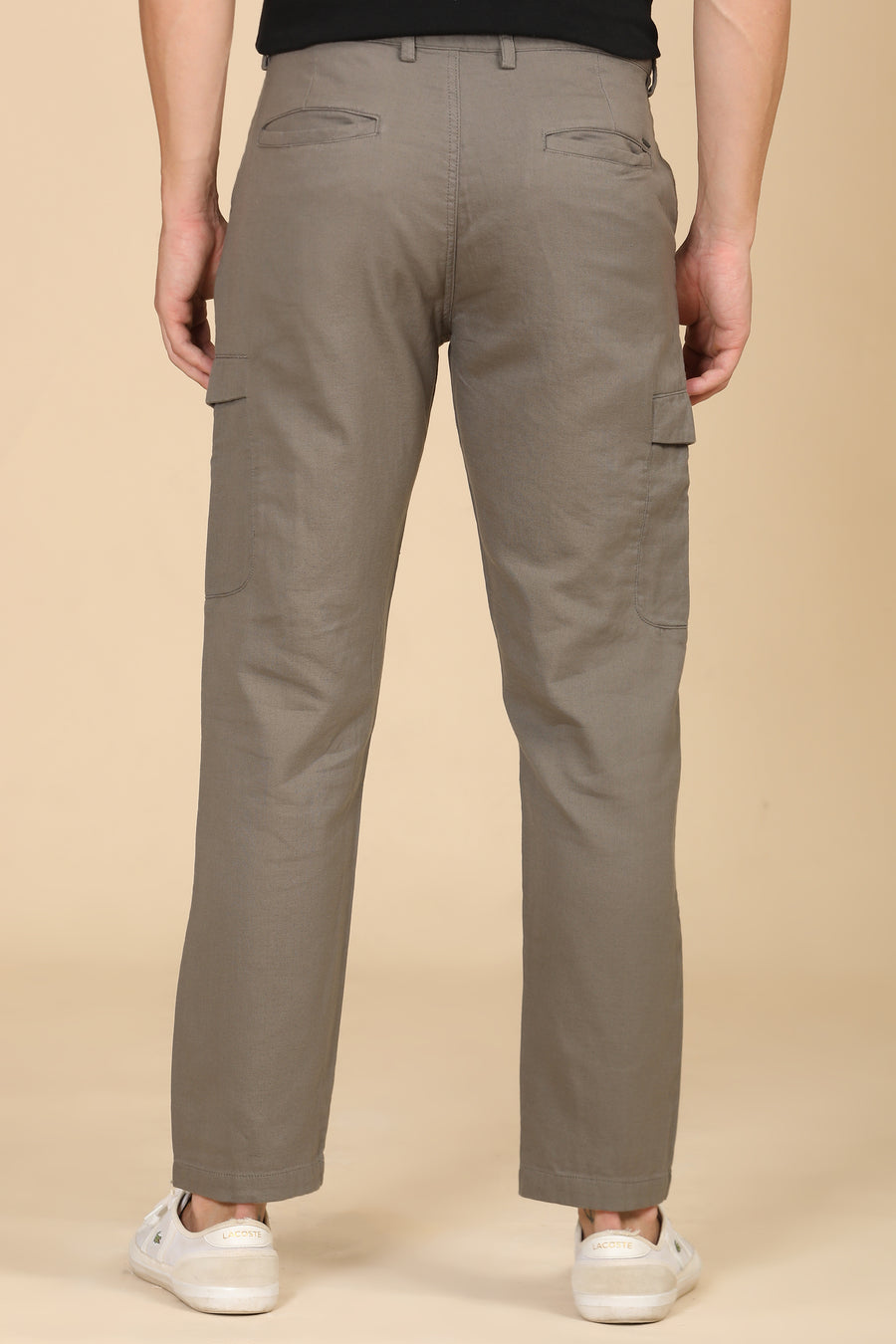 Aubrie - Double Layered Cargo Trouser - Grey