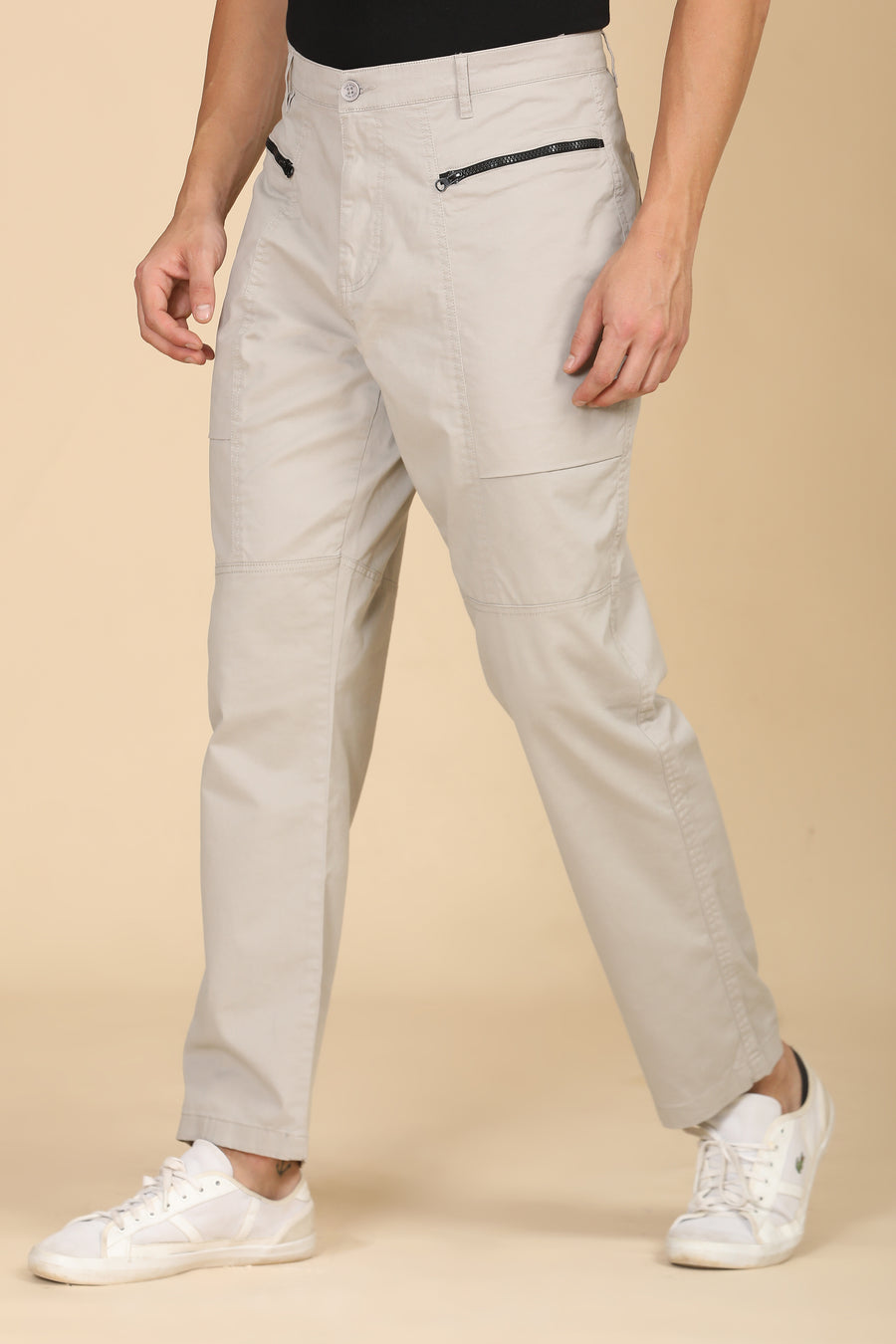 Infix - Basic Streetwear Trouser - Stone