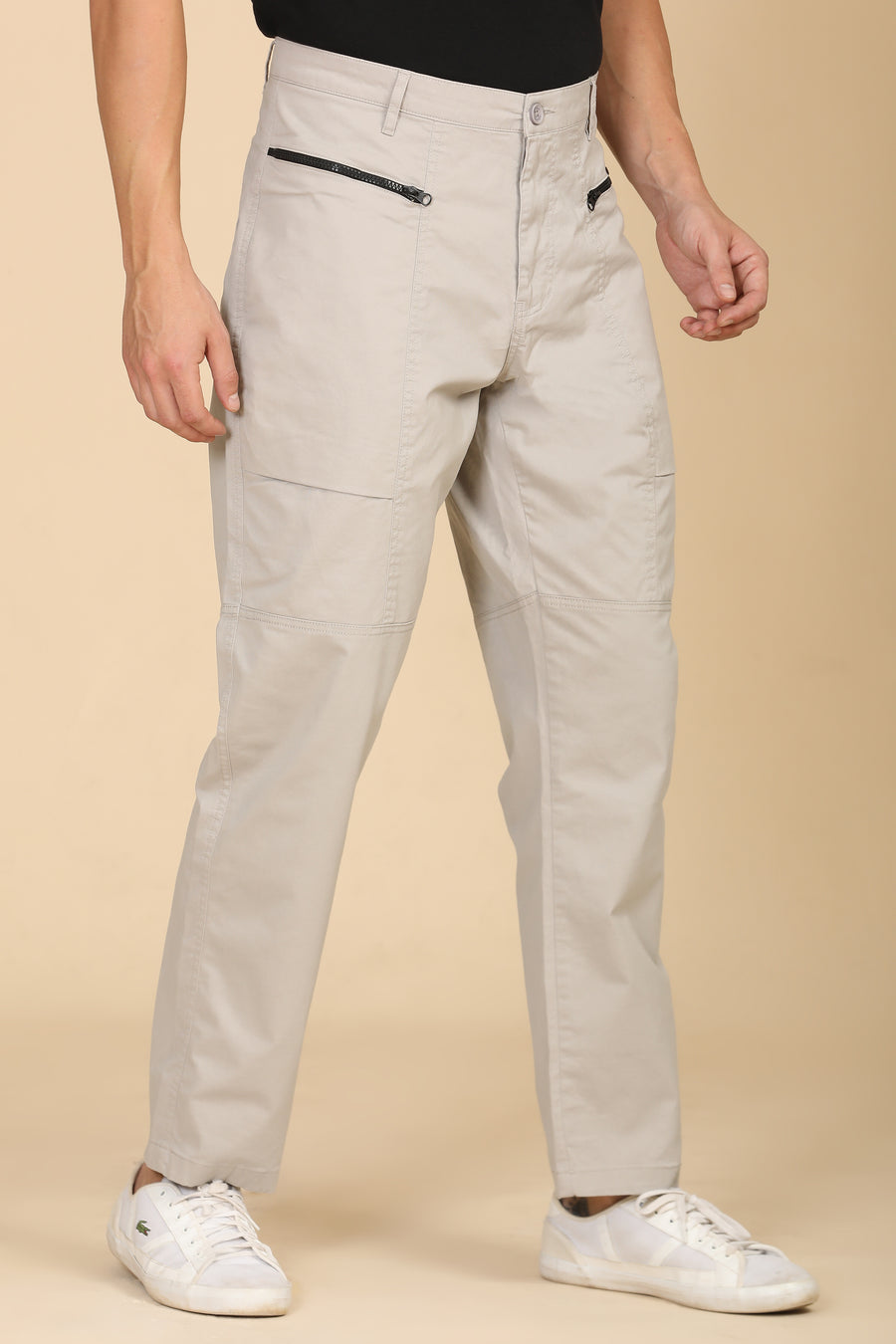 Infix - Basic Streetwear Trouser - Stone