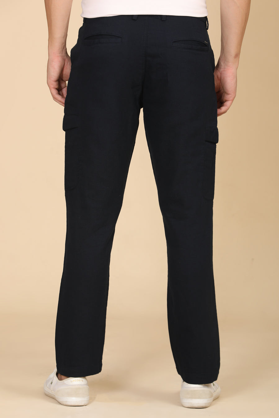 Aubrie - Double Layered Cargo Trouser - Navy