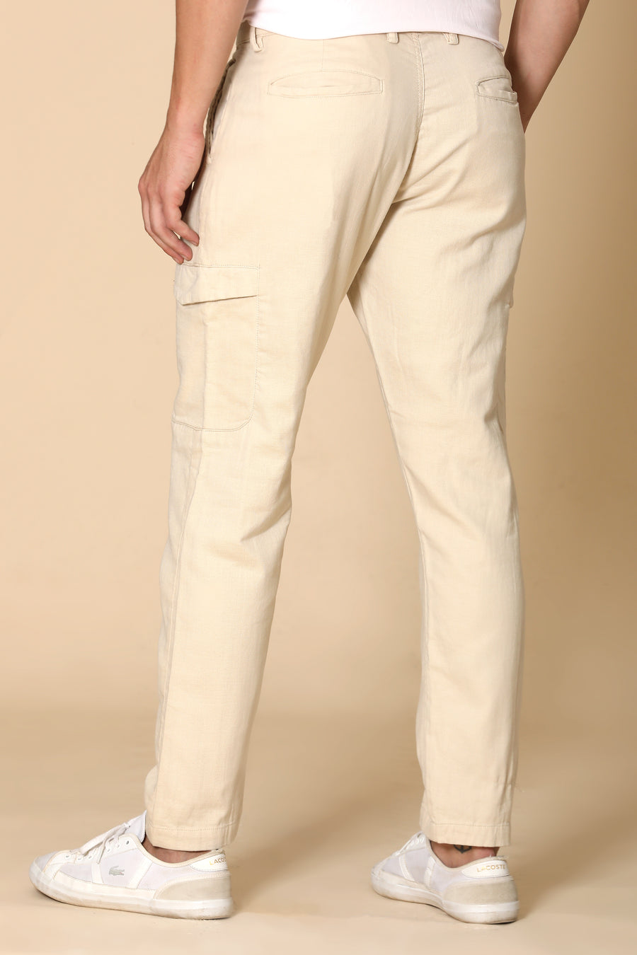 Aubrie - Double Layered Cargo Trouser - Beige