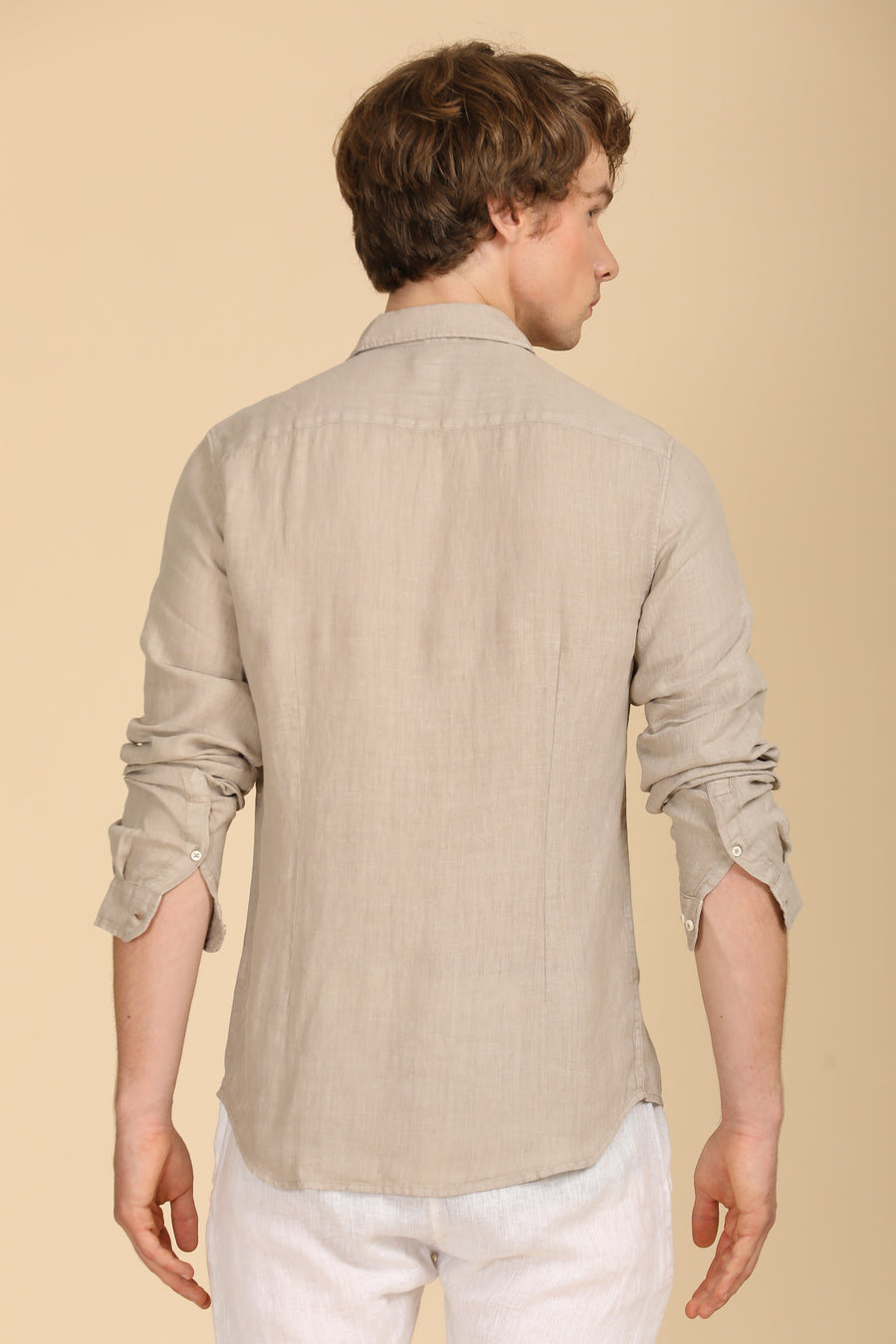 Palmas - 100% Linen Shirt - Beige