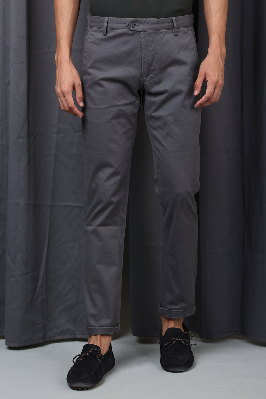 Pop - Premium Strech Trouser - Dk Grey
