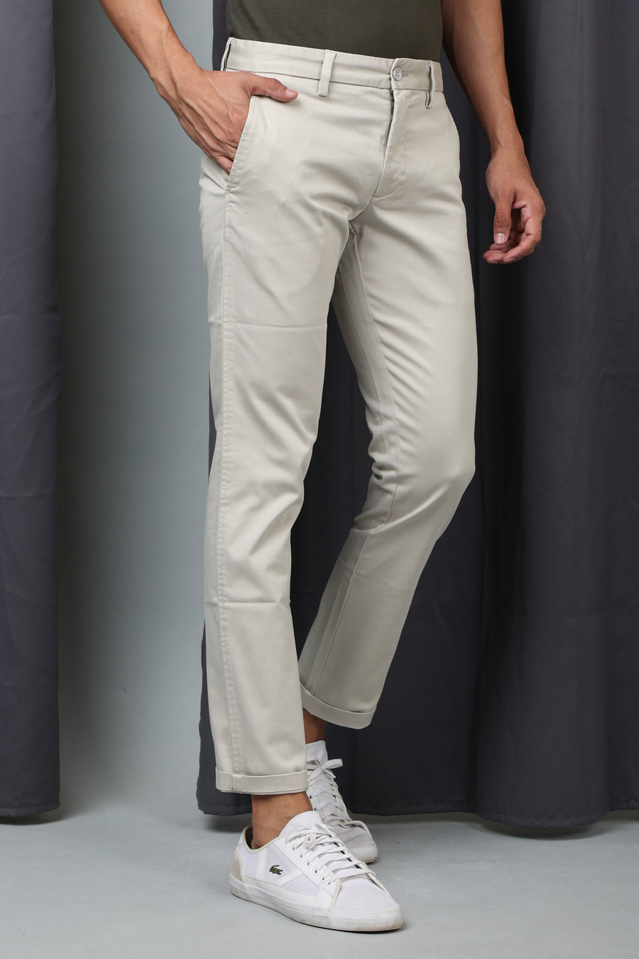 Smoothe - Premium Stretch Trouser - Lt Grey