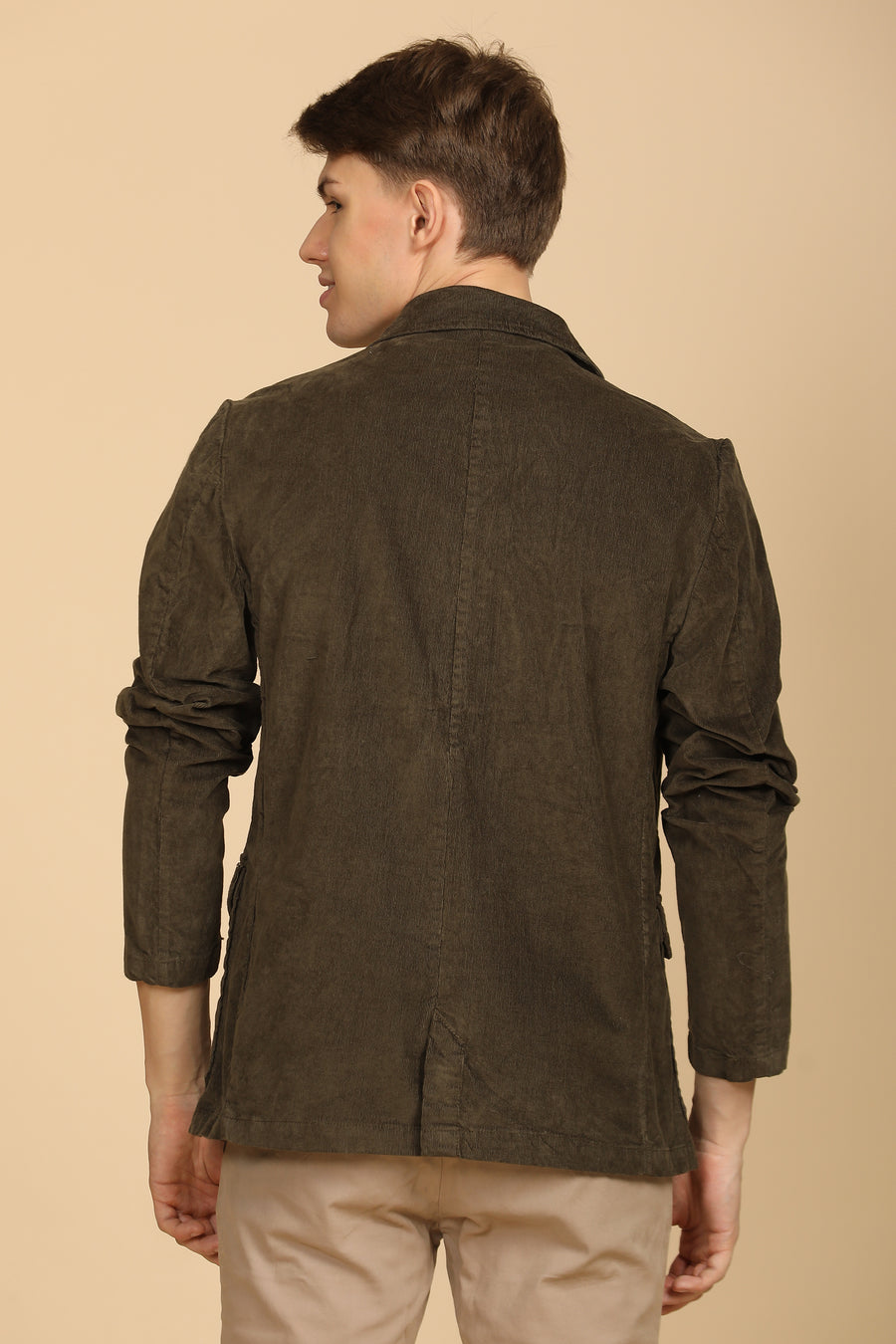 Curson - Fine Corduroy Blazer - Olive