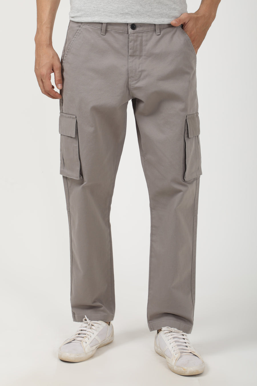 Creed - Comfort Cargo Trouser - Grey