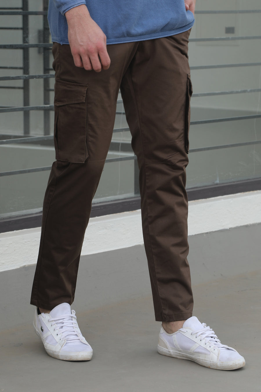 power-comfort cargo trouser-brown