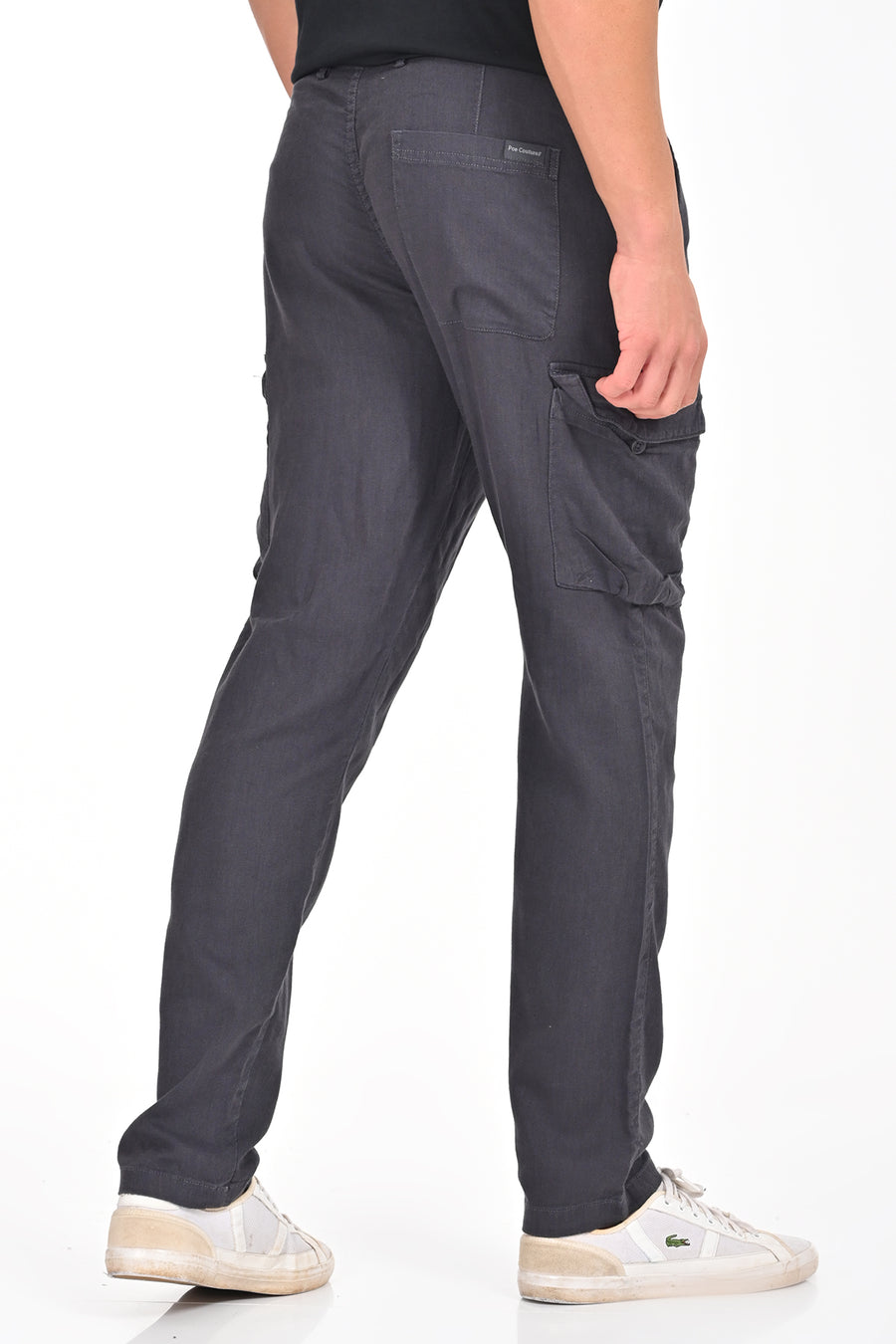 Ivan - Cotton Linen Cargo Trouser - Grey