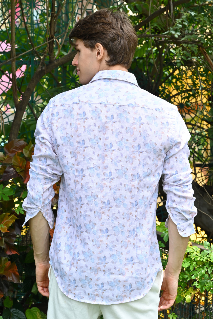 Joe - Floral Printed Shirt - Peach