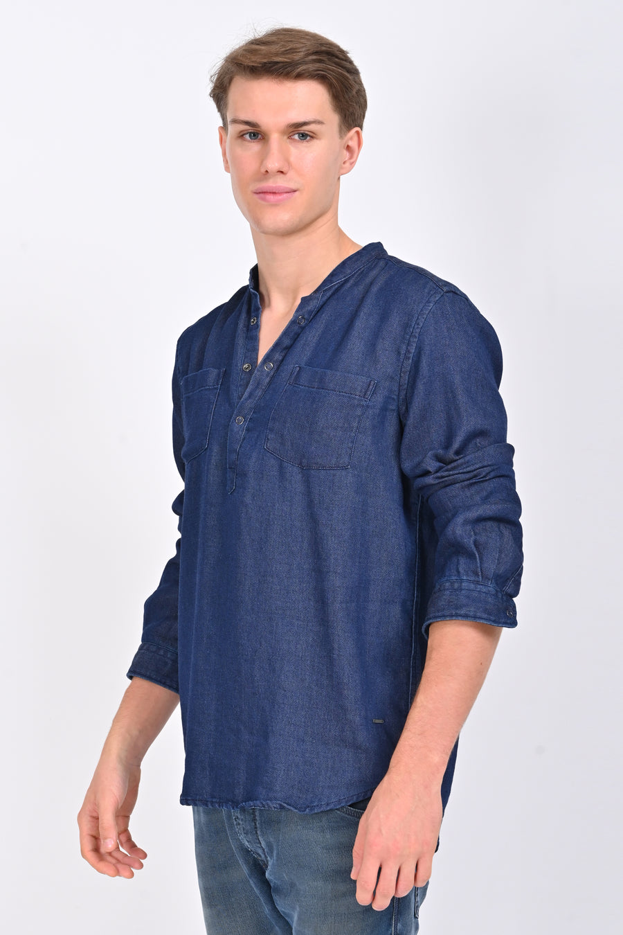 Liberty - Jogger Denim Kurta - Navy