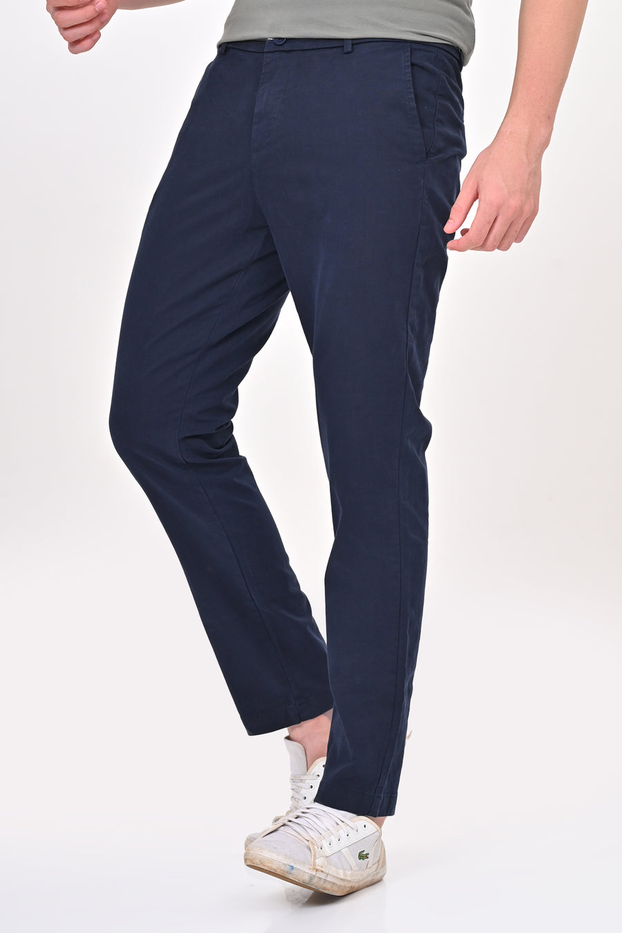 Elite - Detailed Cotton Chino - Navy