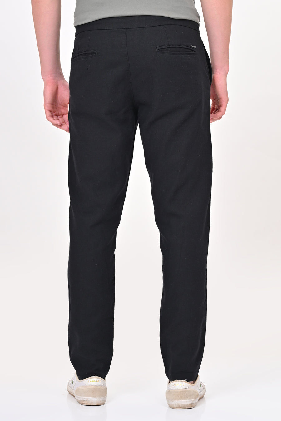 Intel - Cotton Linen Trouser - Black