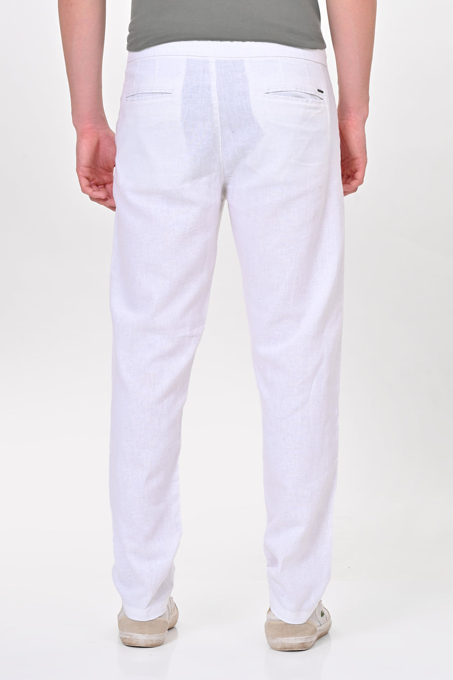 Intel - Cotton Linen Trouser - White