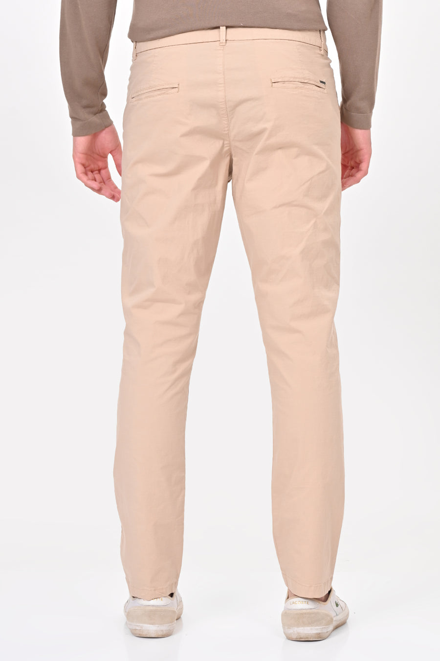 Napro - Cotton Stretch Chinos - Stone