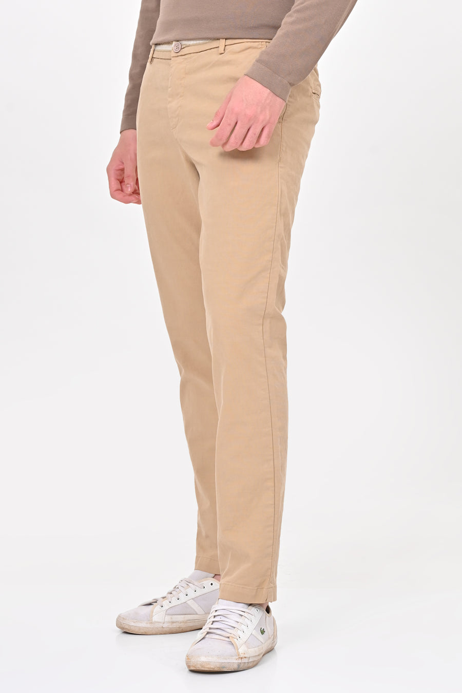 Elite - Detailed Cotton Chino - Beige