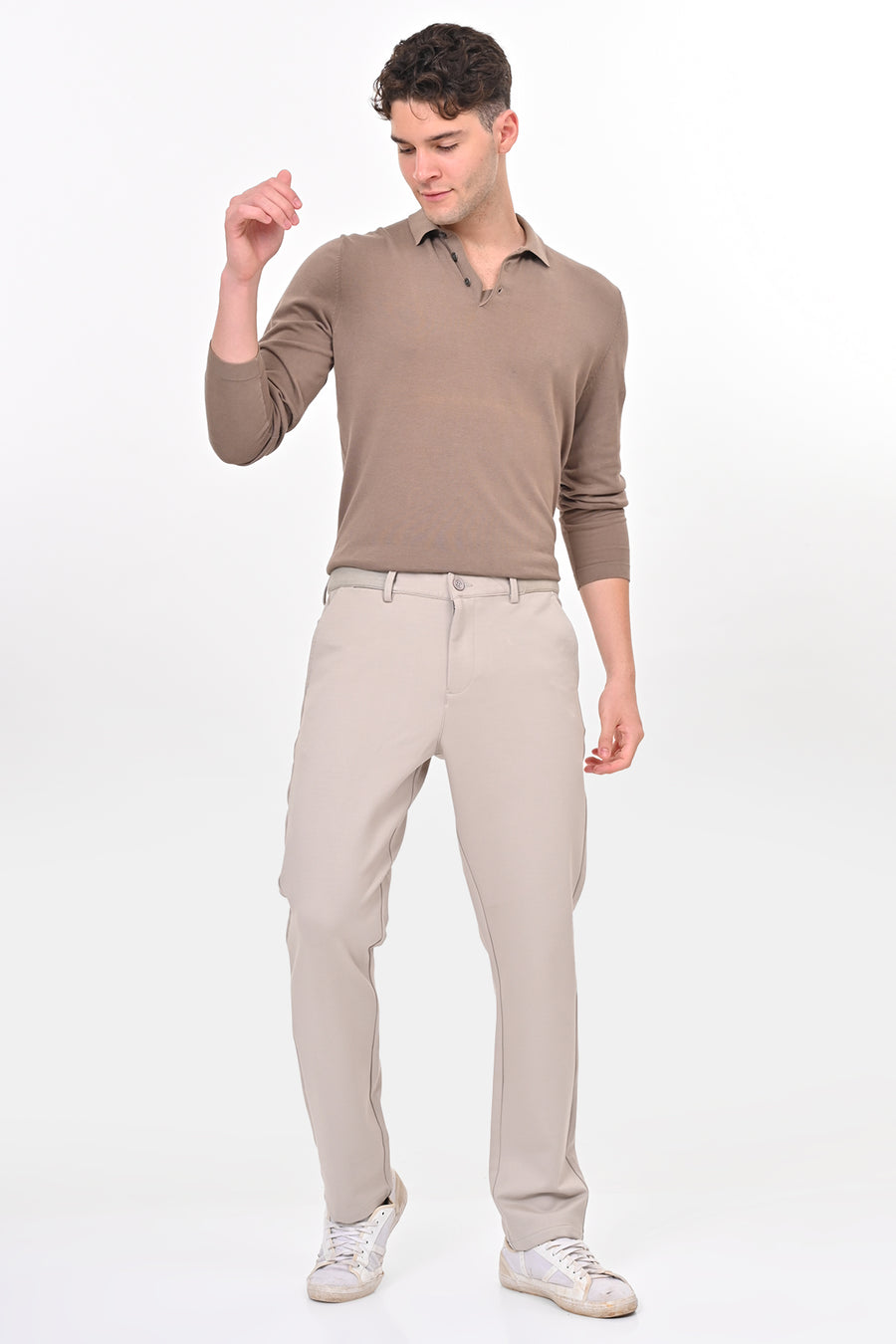 Chroma - 4 Way Stretch Trouser - Beige