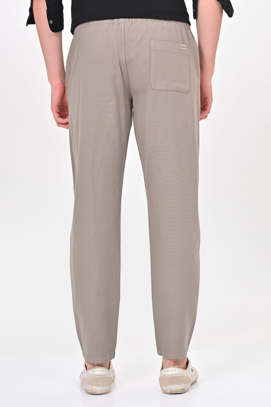 Abandon - Elastic Waist Comfort Trouser - Lt Grey