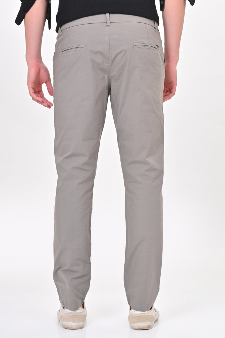 Napro - Cotton Stretch Chinos - Cement