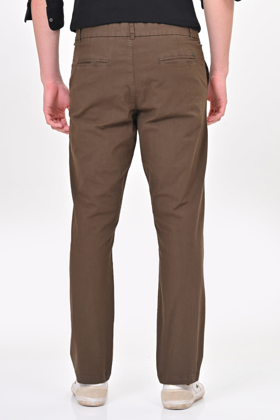 Napro - Cotton Stretch Chinos - Olive