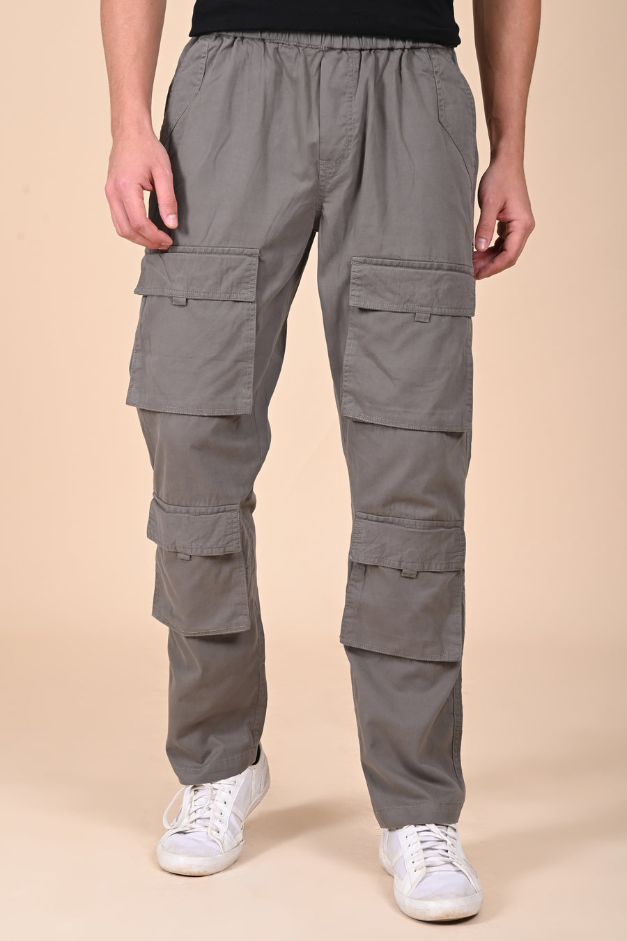 Decelan - Cargo Streetwear Trouser - Dk Grey