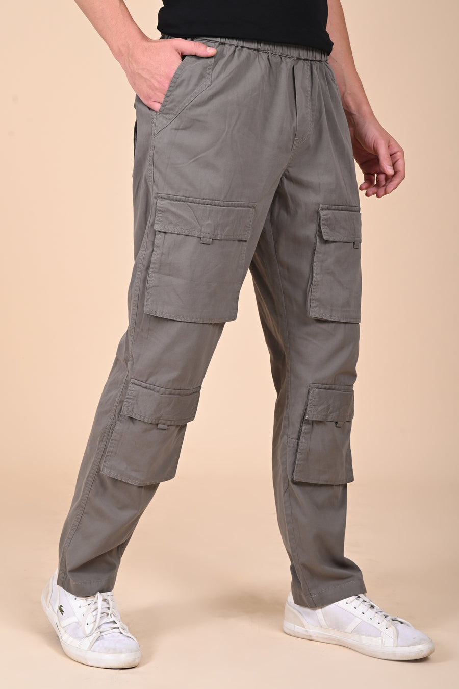 Decelan - Cargo Streetwear Trouser - Dk Grey