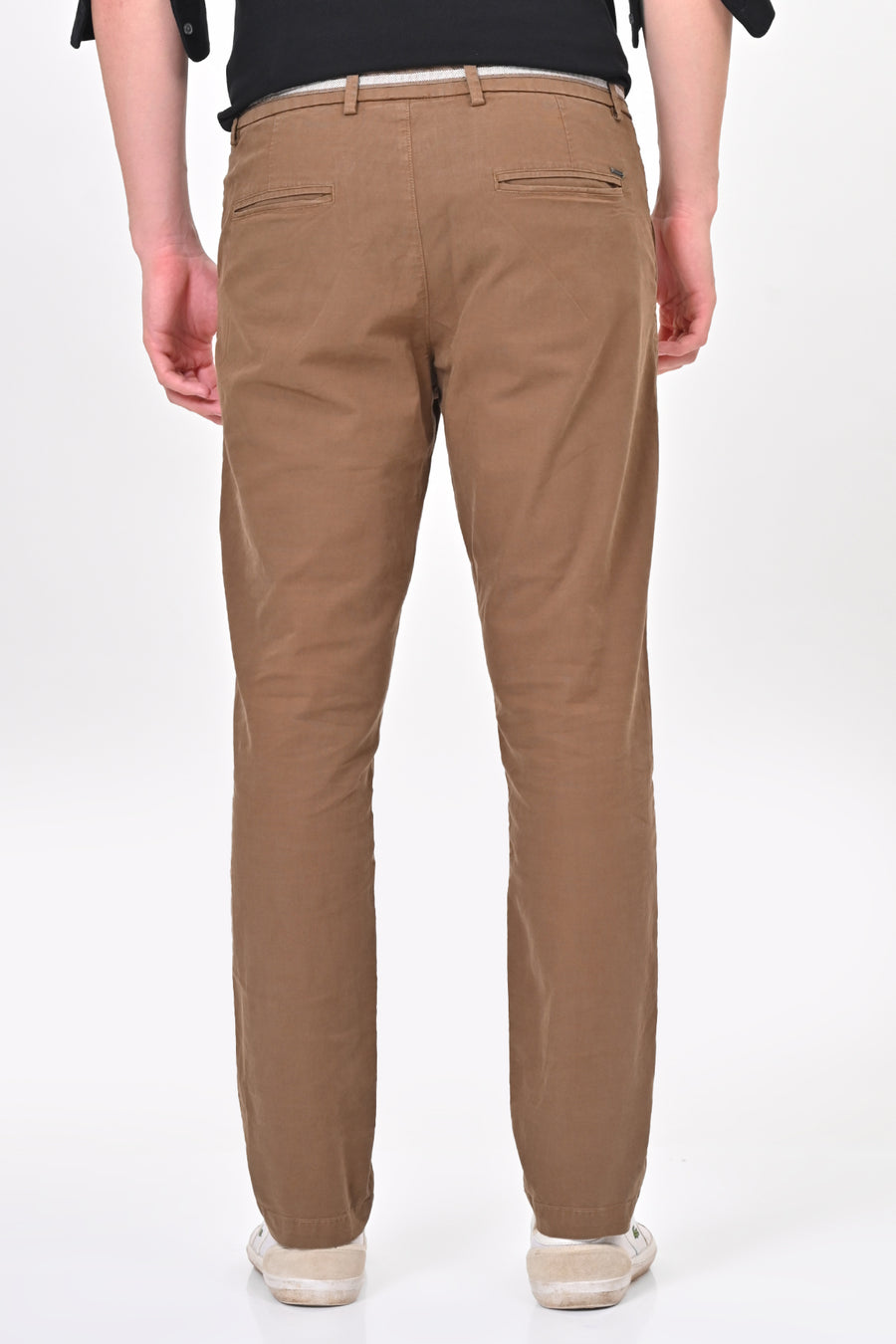 Elite - Detailed Cotton Chino - Khaki