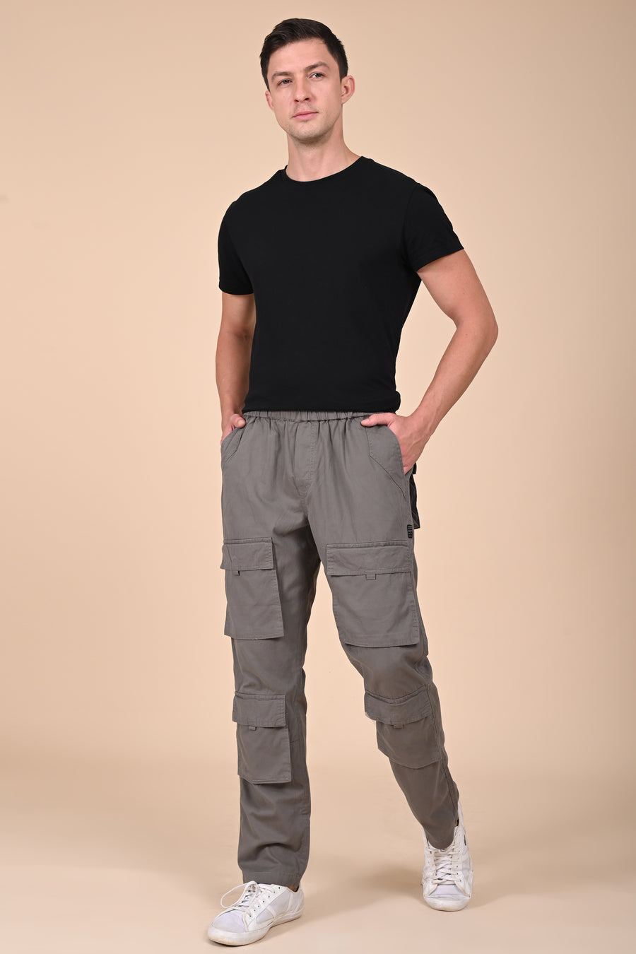 Decelan - Cargo Streetwear Trouser - Dk Grey