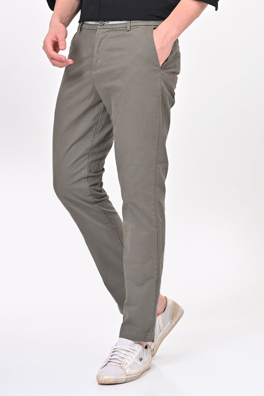 Elite - Detailed Cotton Chino - Green