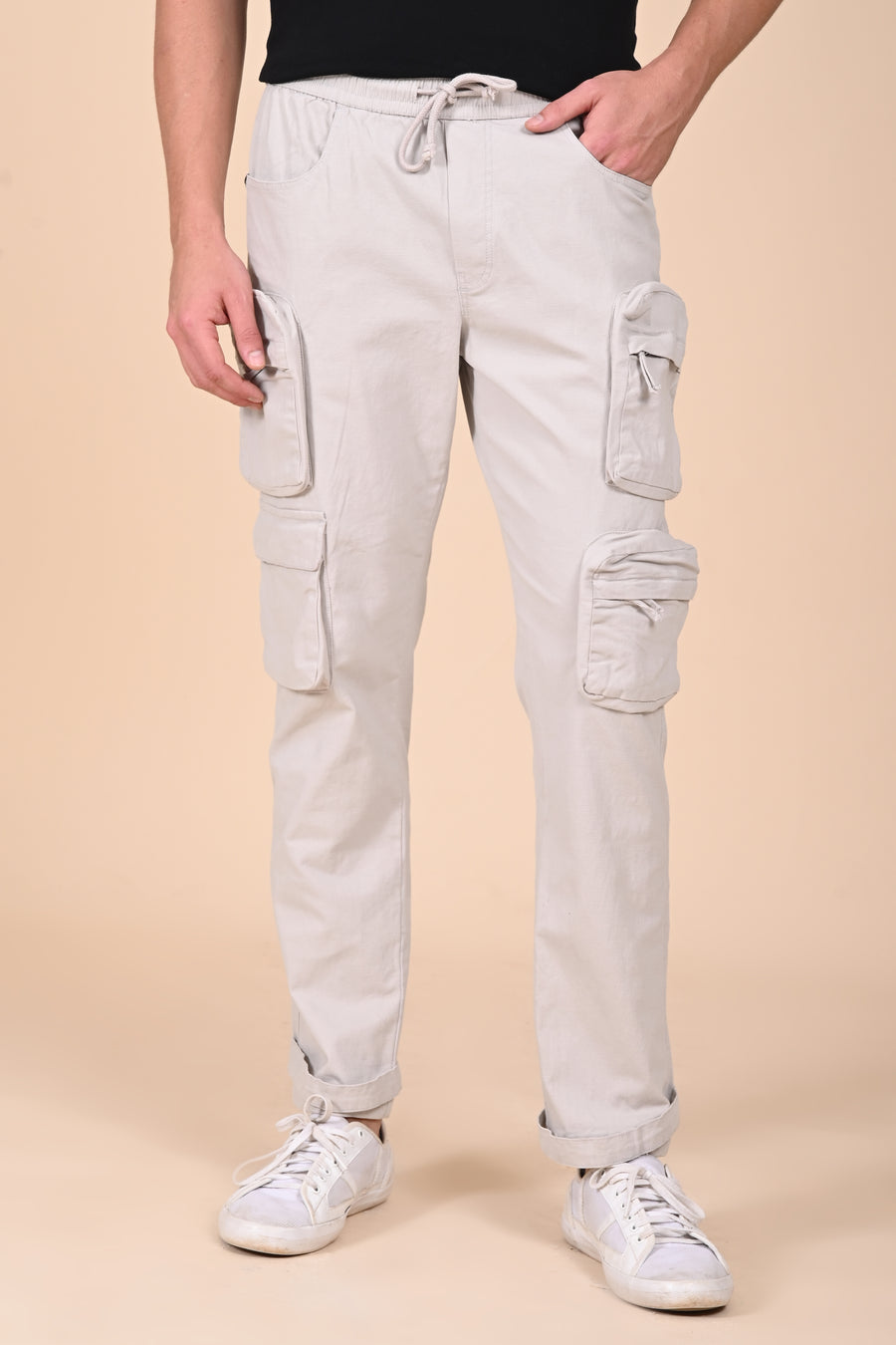 Trendy - Cargo Streetwear Trouser - Stone