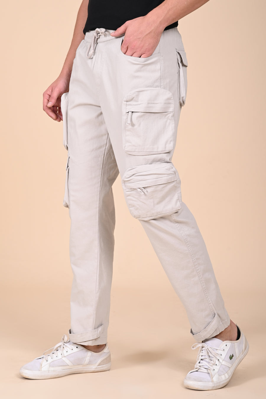 Trendy - Cargo Streetwear Trouser - Stone