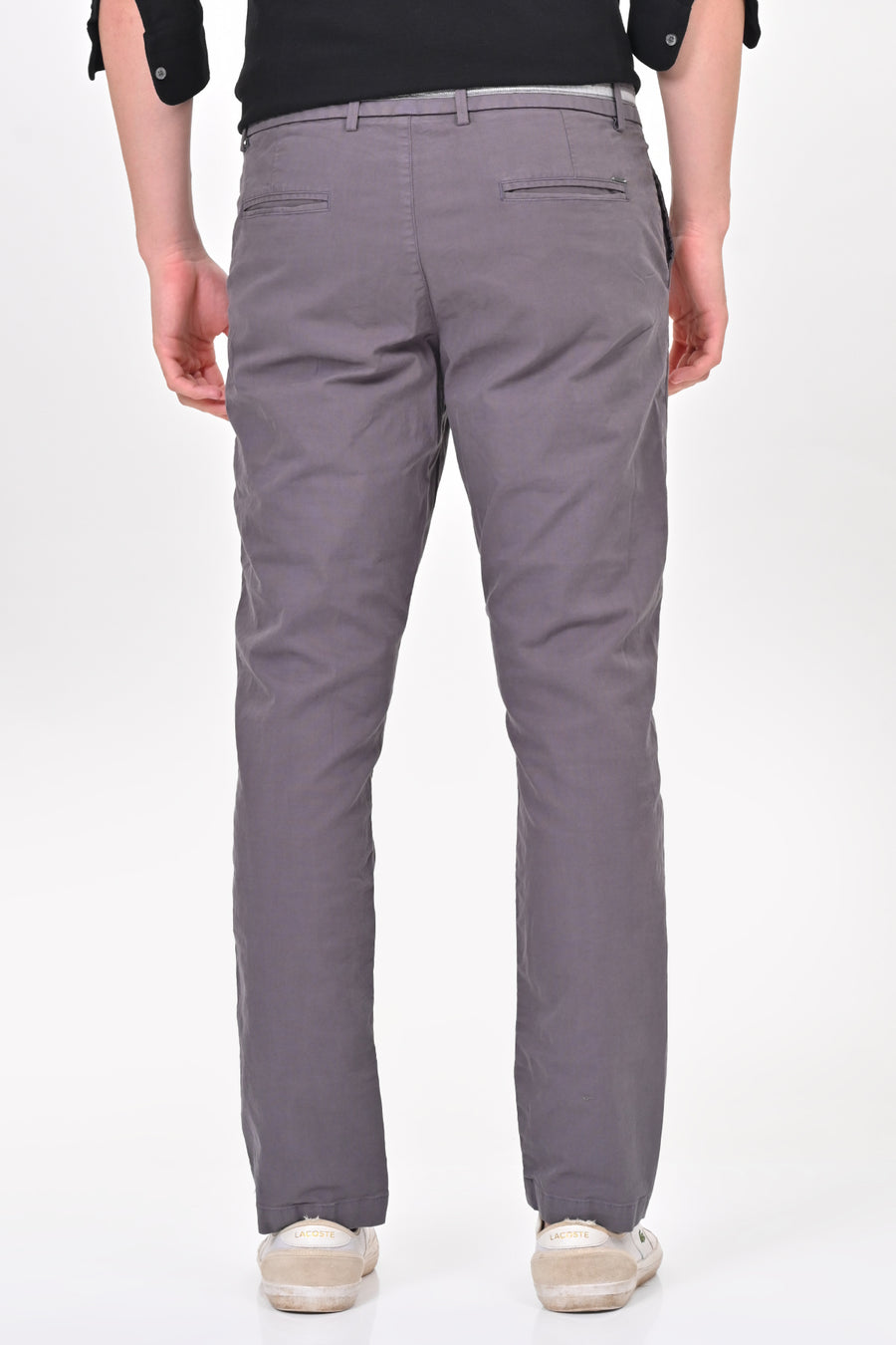 Elite - Detailed Cotton Chino - Dk Grey