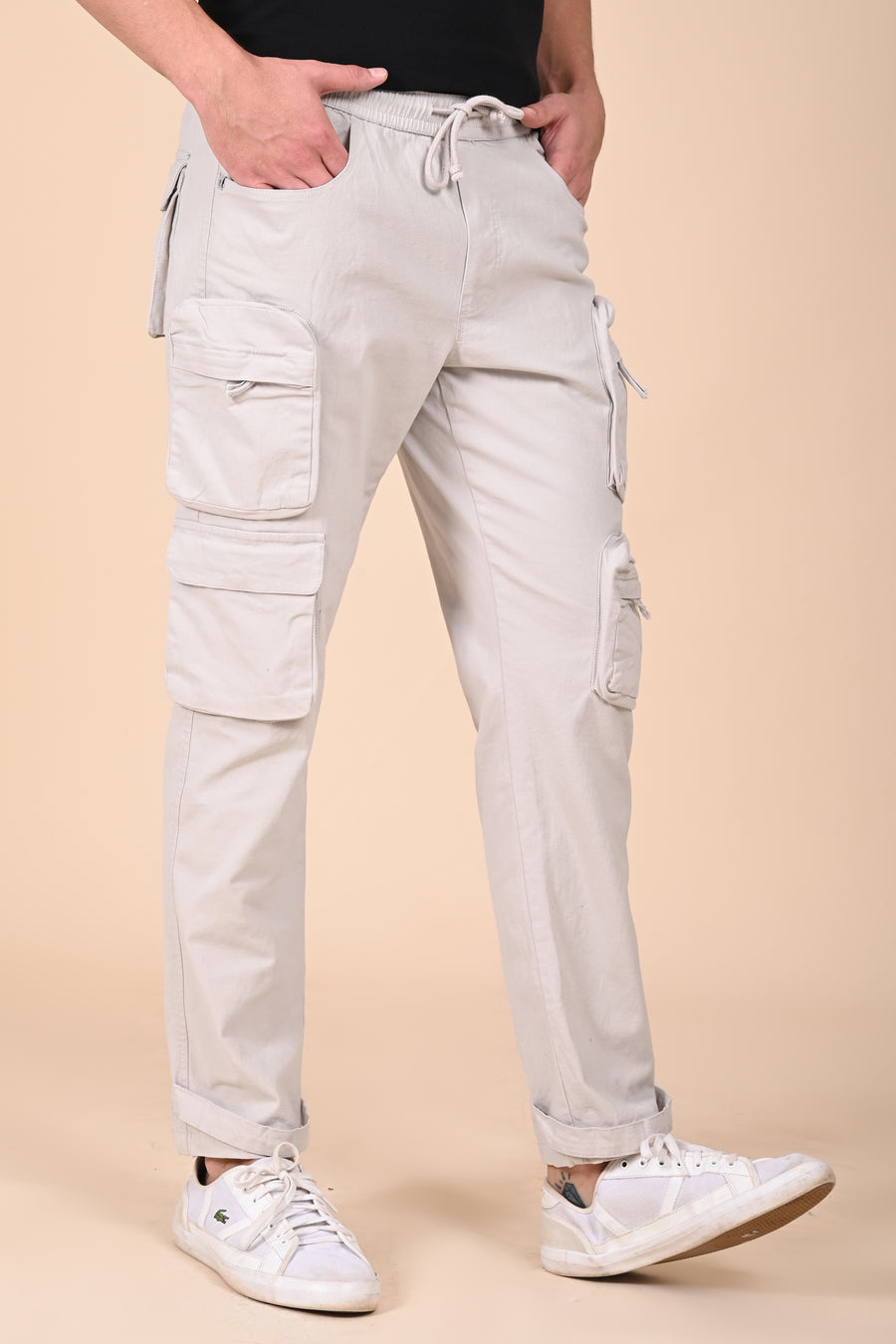 Trendy - Cargo Streetwear Trouser - Stone