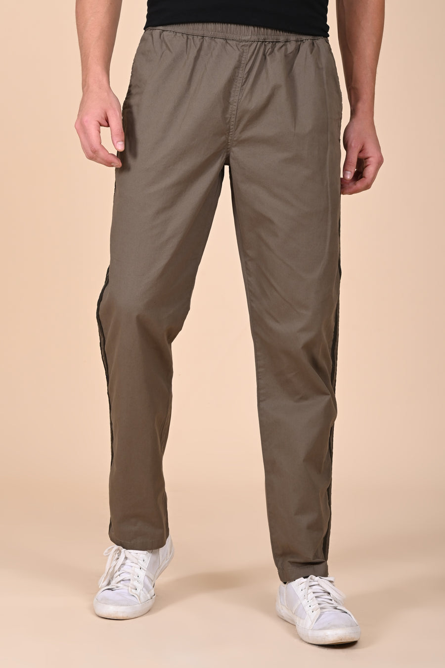 Caleb - Comfort Jogger Detailed Trouser - Olive