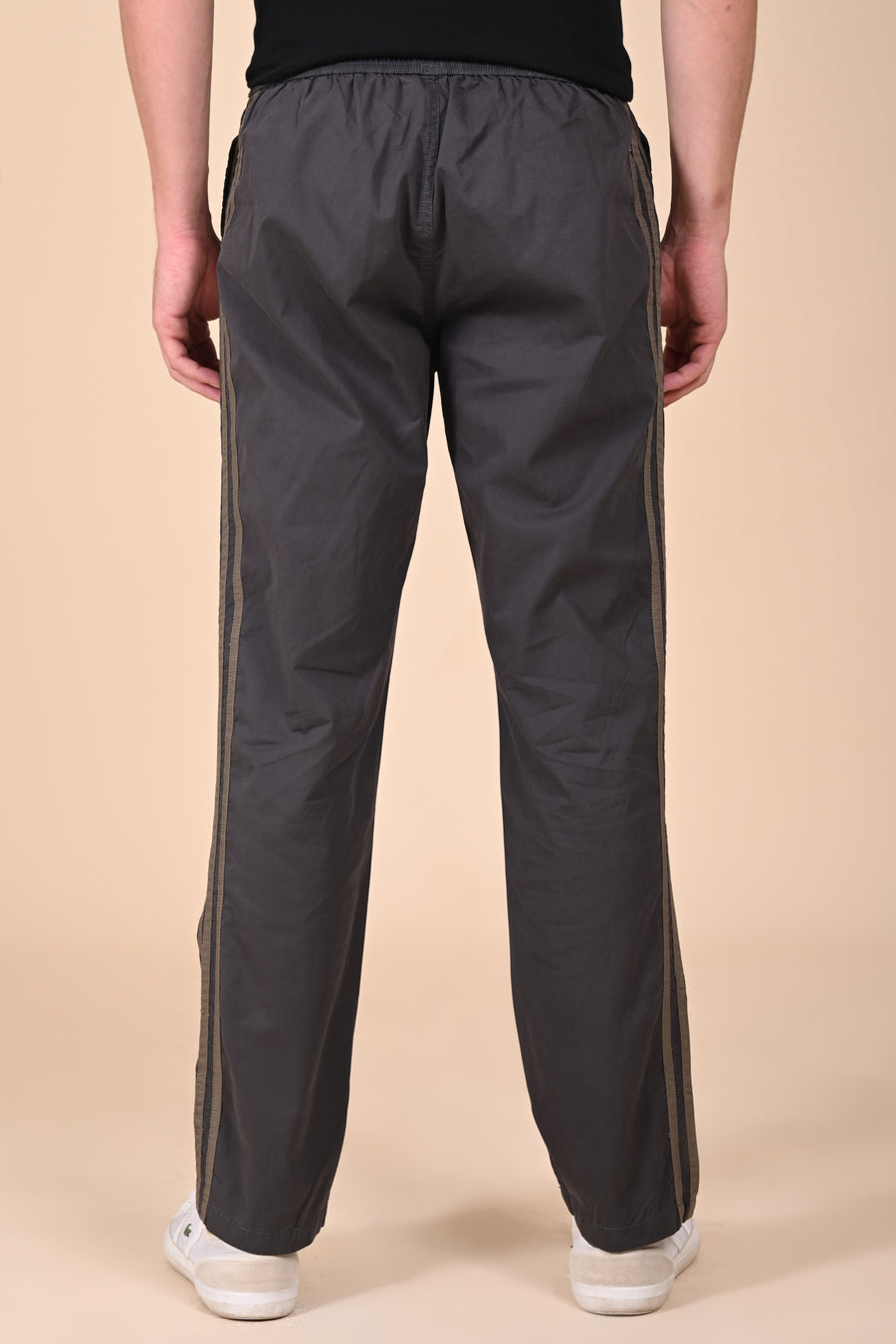 Caleb - Comfort Jogger Detailed Trouser - Dk Grey