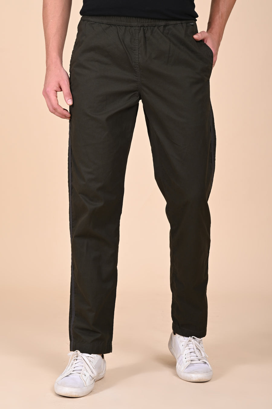 Caleb - Comfort Jogger Detailed Trouser - Green