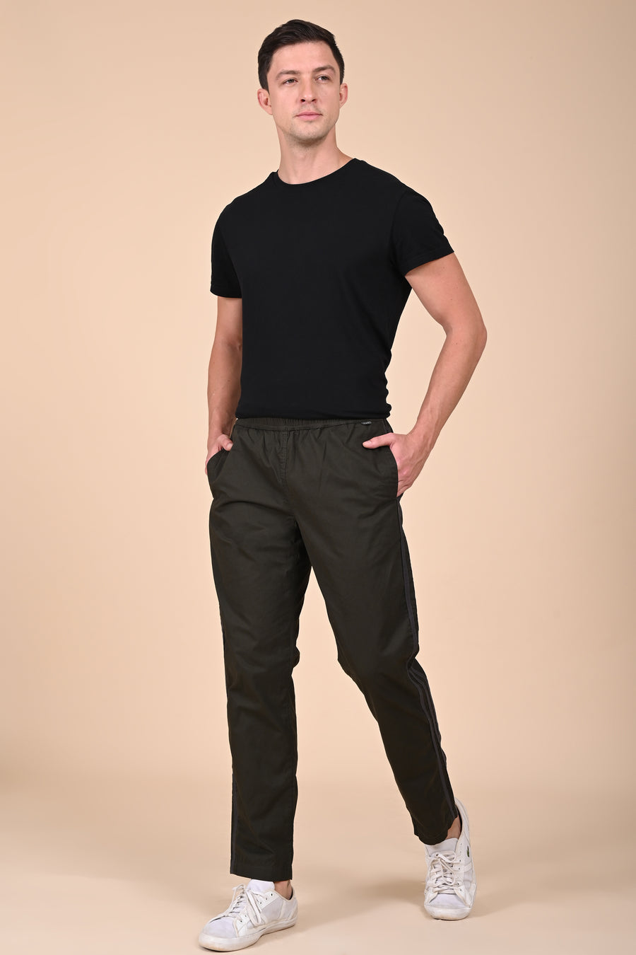 Caleb - Comfort Jogger Detailed Trouser - Green