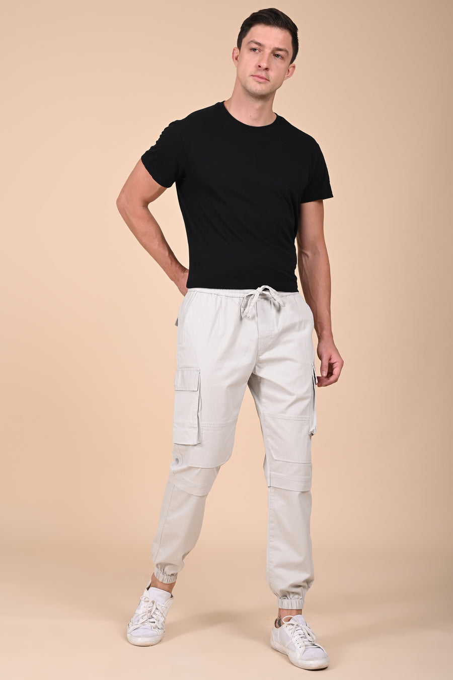 Laffer - Jogger Streetwear Cargo - Stone