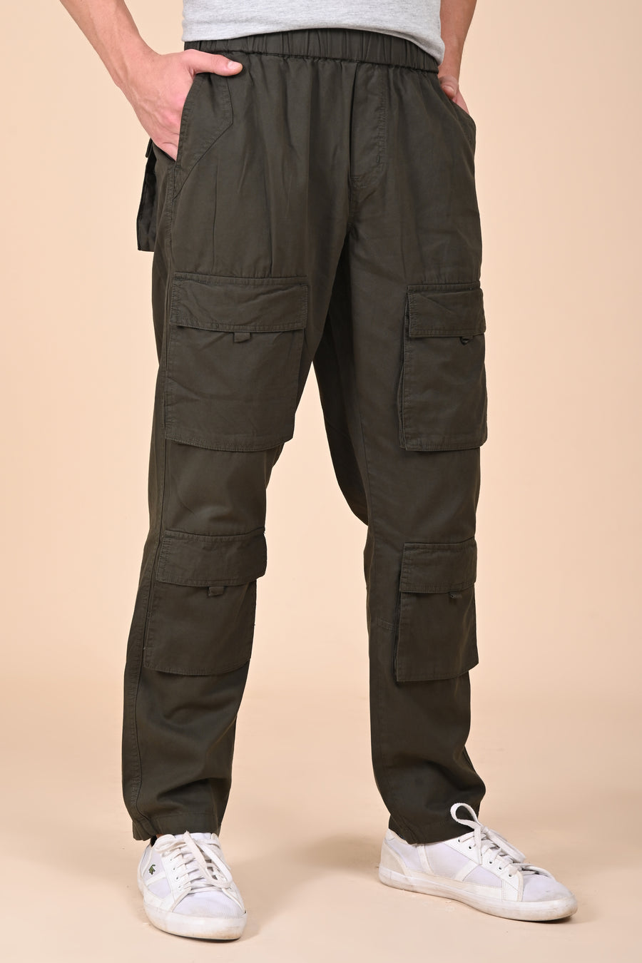 Decelan - Cargo Streetwear Trouser - Green