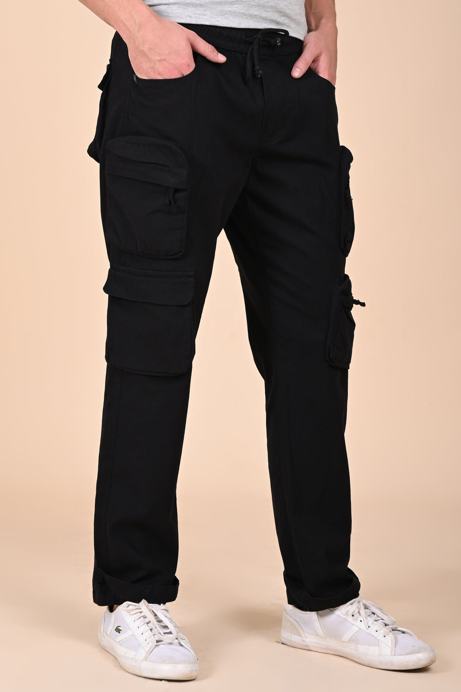 Trendy - Cargo Streetwear Trouser - Black