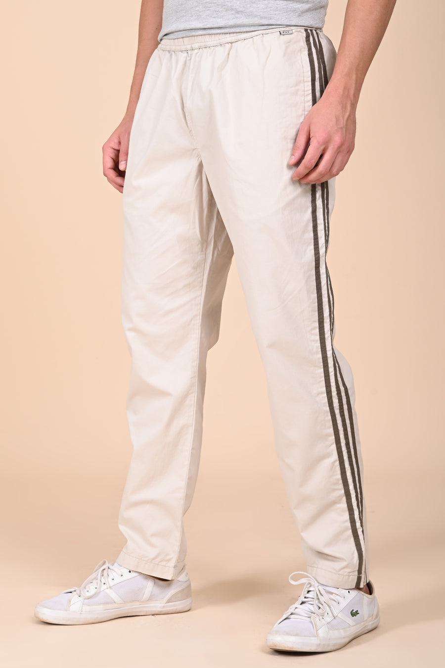 Caleb - Comfort Jogger Detailed Trouser - Stone