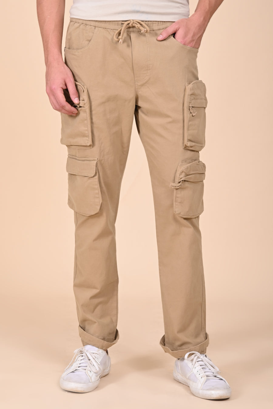 Trendy - Cargo Streetwear Trouser - Khaki