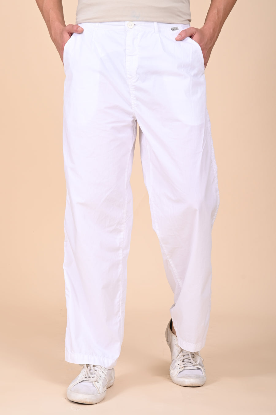 Tomer - Korean Style Trouser - White