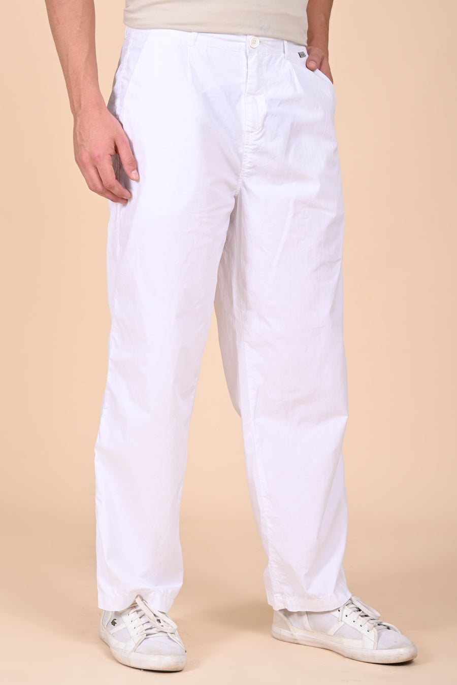 Tomer - Korean Style Trouser - White