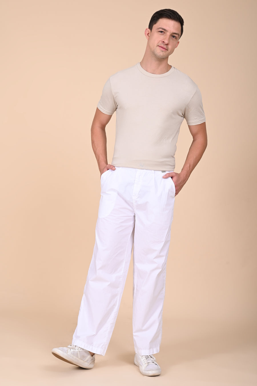 Tomer - Korean Style Trouser - White