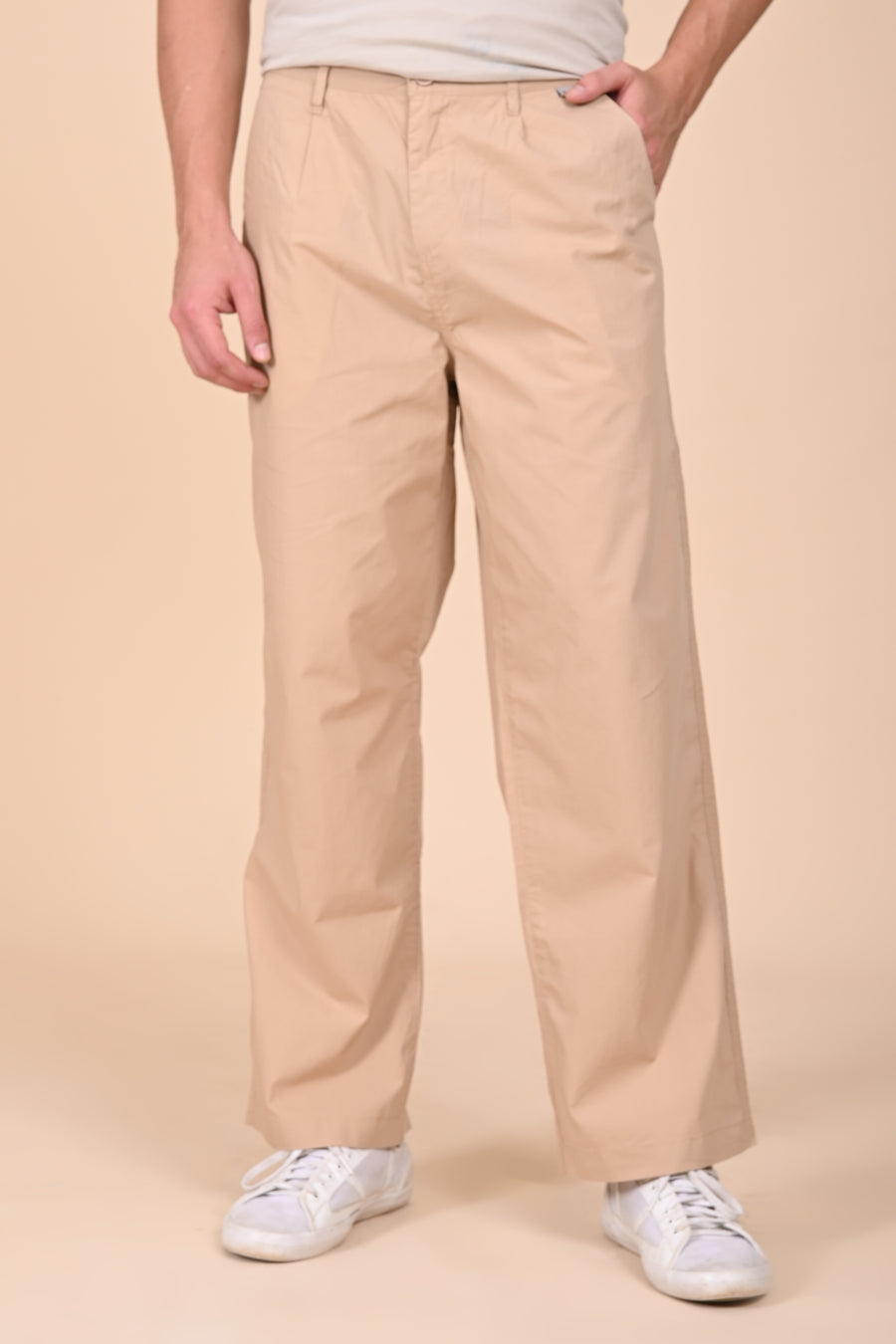 Tomer - Korean Style Trouser - Khaki